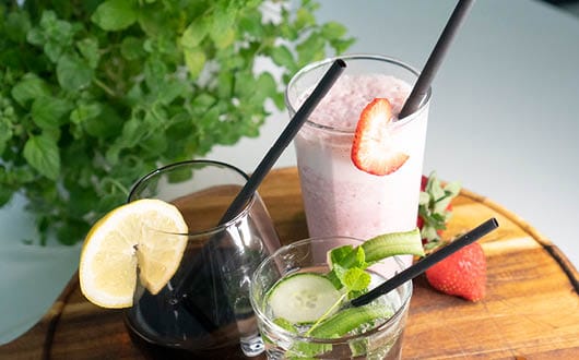 Sugerør af naturfibre
